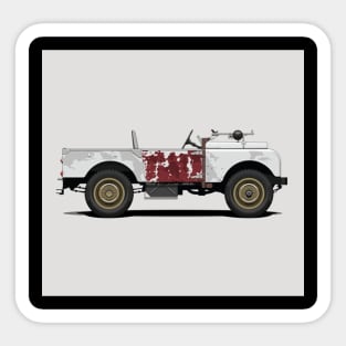 Vintage Offroad Vehicle 80 Sticker